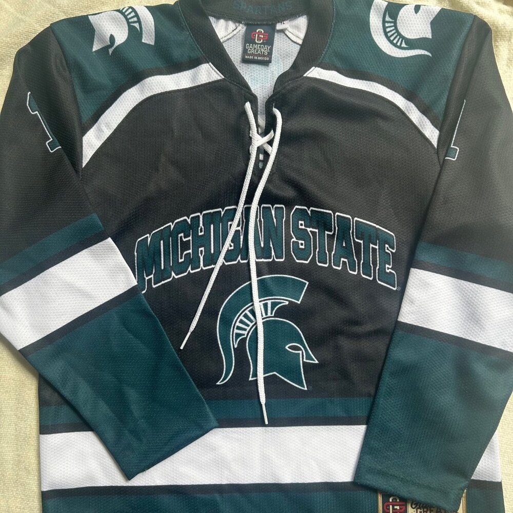 Michigan State Youth Large Hockey Jersey
